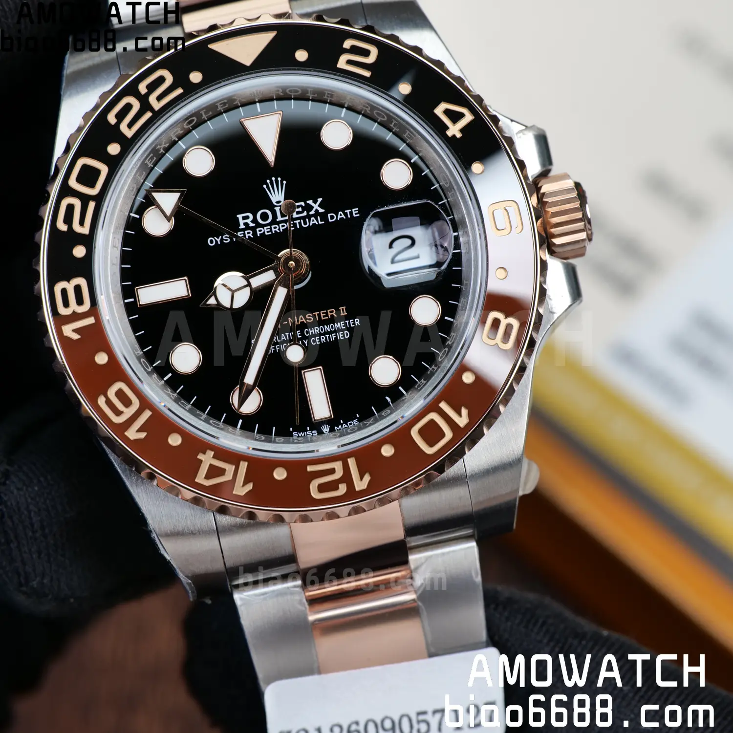 Custom Made Rolex GMT-Master II 126711 CHNR VSF 71 5cf653103a1890c AMO Watch