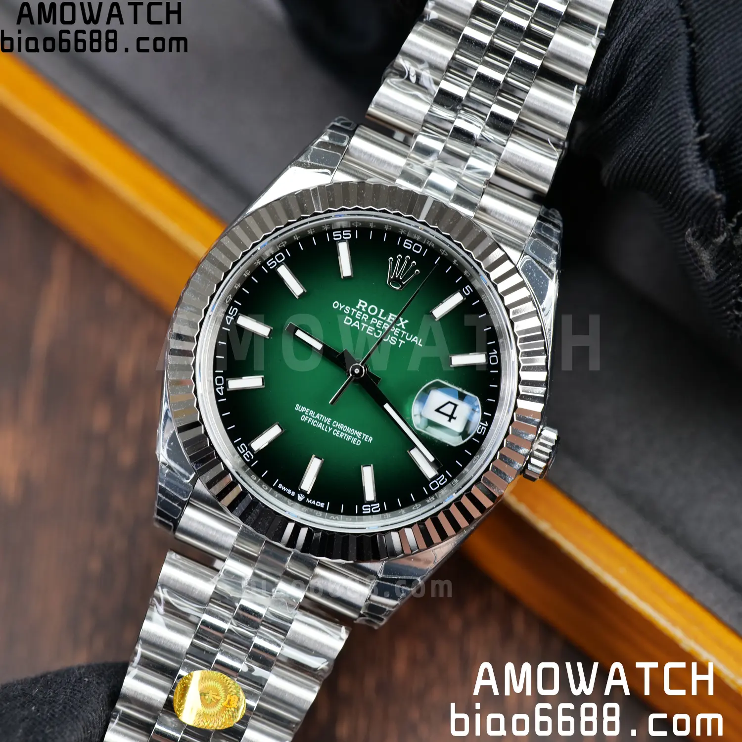 ROLEX DateJust 41mm SS 126334 VSF 1:1 Best Edition 904L Steel Gradient Green Dial on Jubilee Bracelet V2s (Free Sprung) 100 5e97ea983d05e43 阿默表行AmoWatch