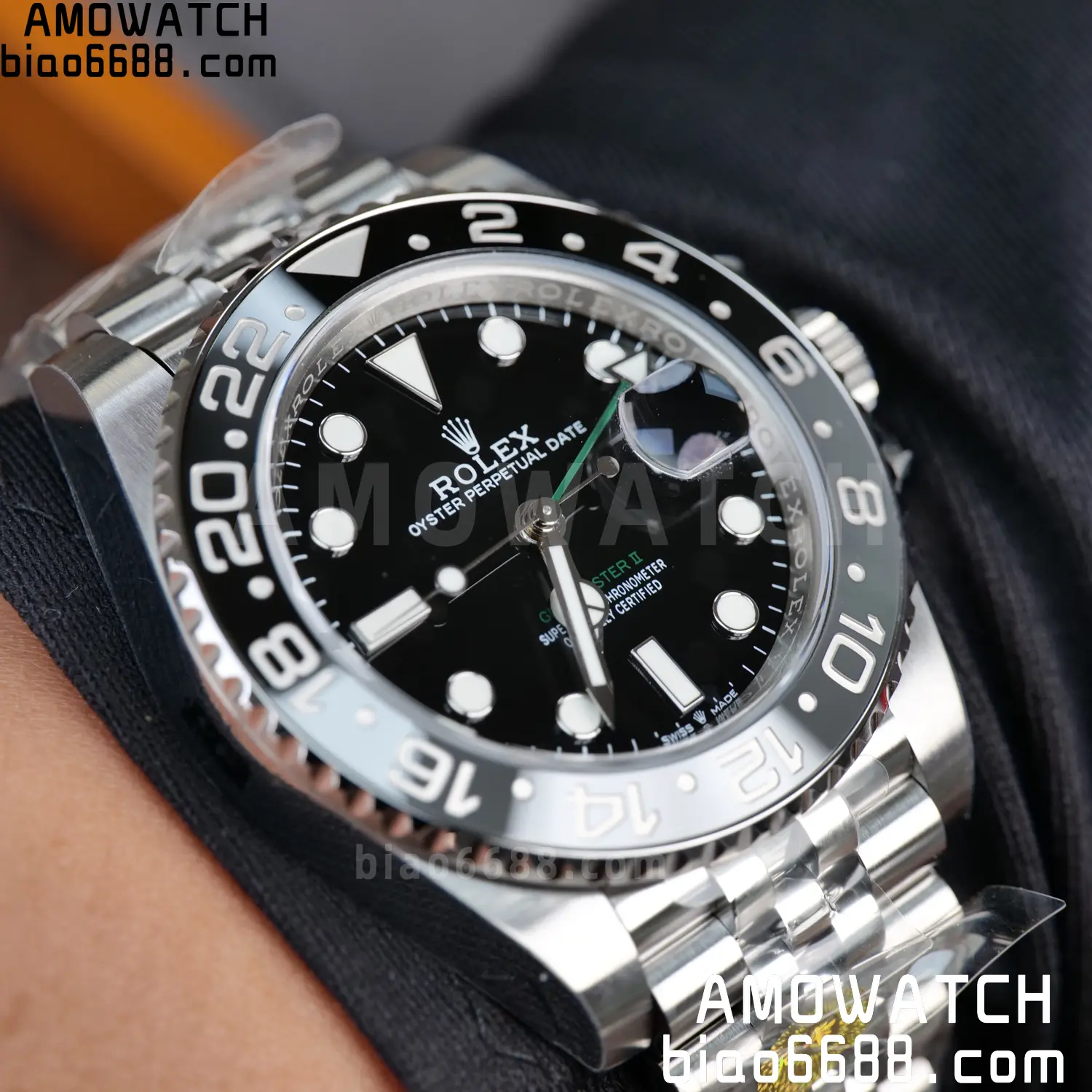Rolex GMT-Master II 126710 GRNR 904L Steel VSF 1:1 Best Edition on Jubilee Bracelet DD3285 CHS V3s 95 5ef3b3edc261e2b AMO Watch