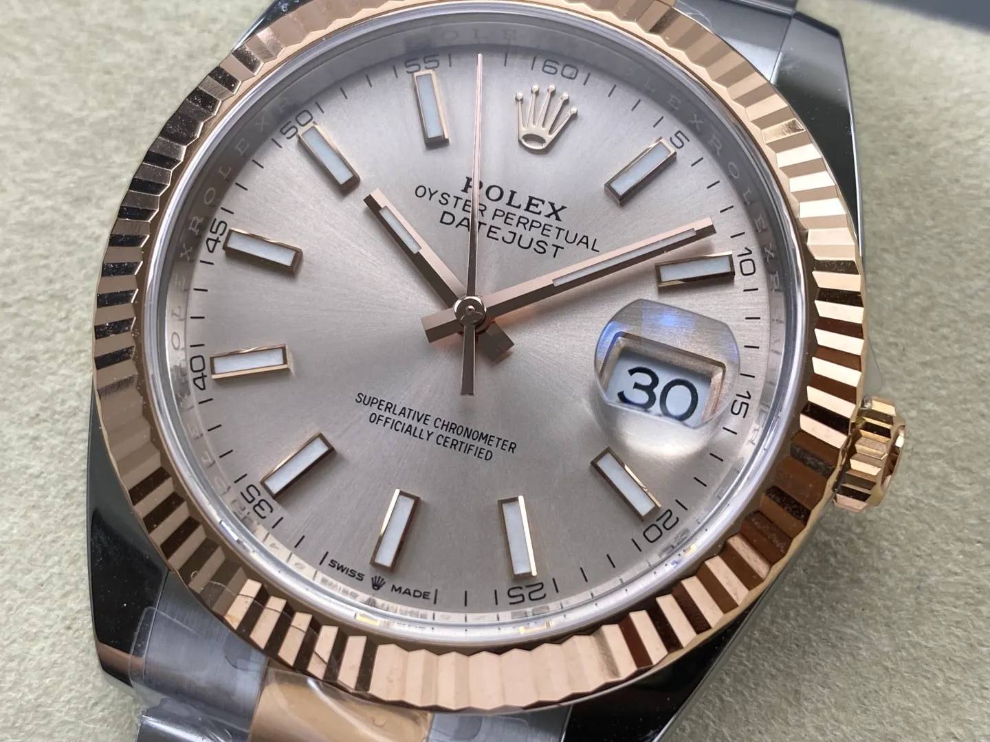 Rolex DateJust 41 126331 RWF 1:1 Best Edition Gold Dial on Oyster Bracelet JH3235 (Free Sprung) 27 5f7e0e09e607e3d 阿默表行AmoWatch