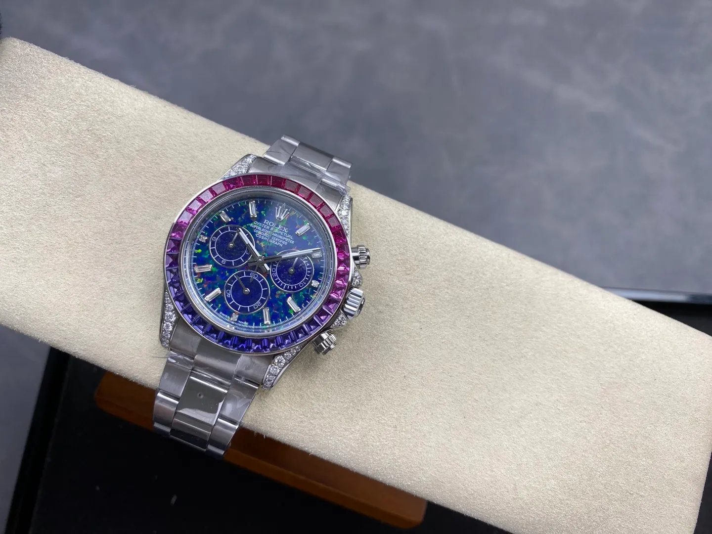 Rolex Daytona m126596sabv G1F Best Edition Lepidolite Dial 4130 40 60543eb9553fb6d AMO Watch