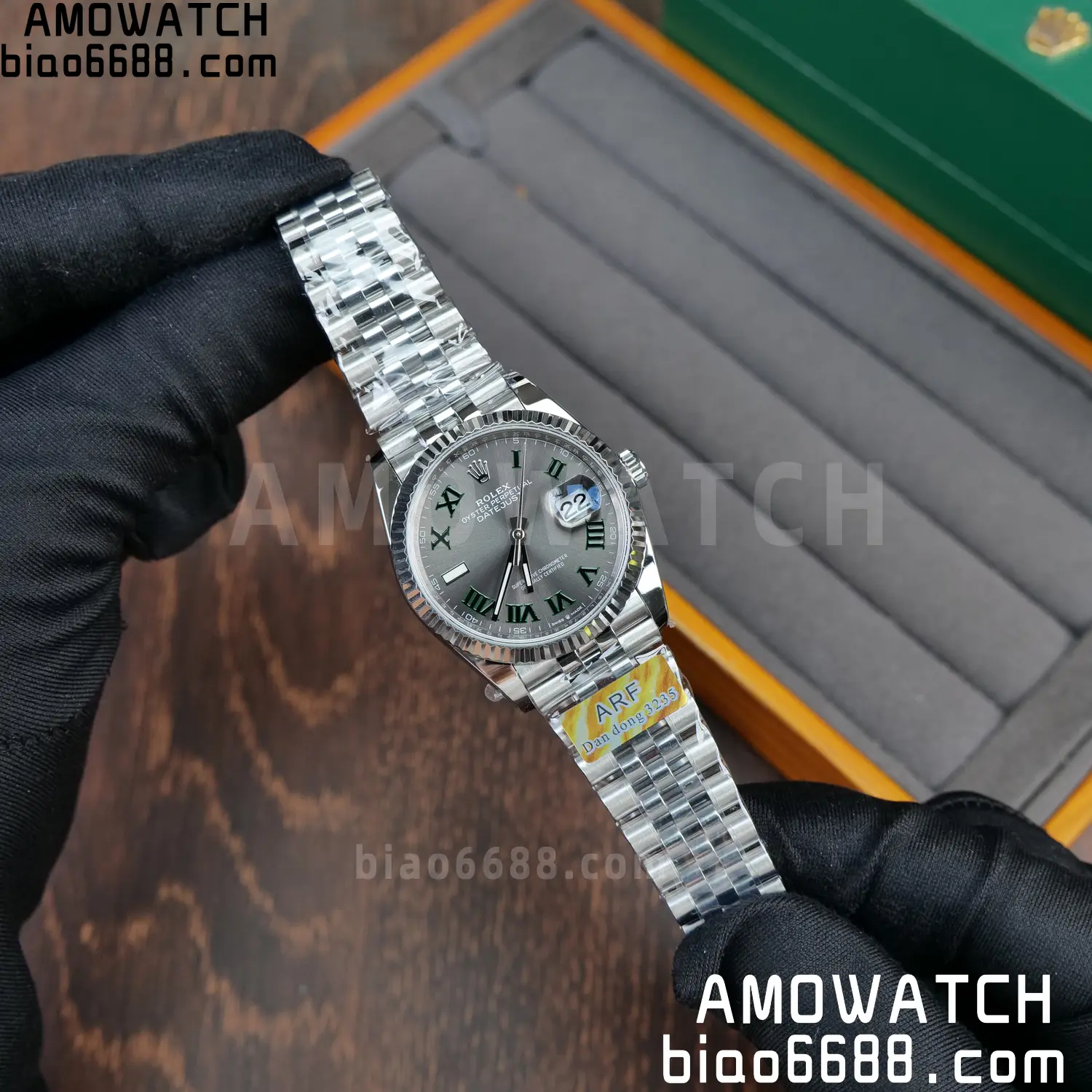 Rolex DateJust m126234 36mm ARF 1:1 Best Edition Roman Gray Dial on Jubilee Bracelet DD3235 64 607d8eaed3a3734 AMO Watch