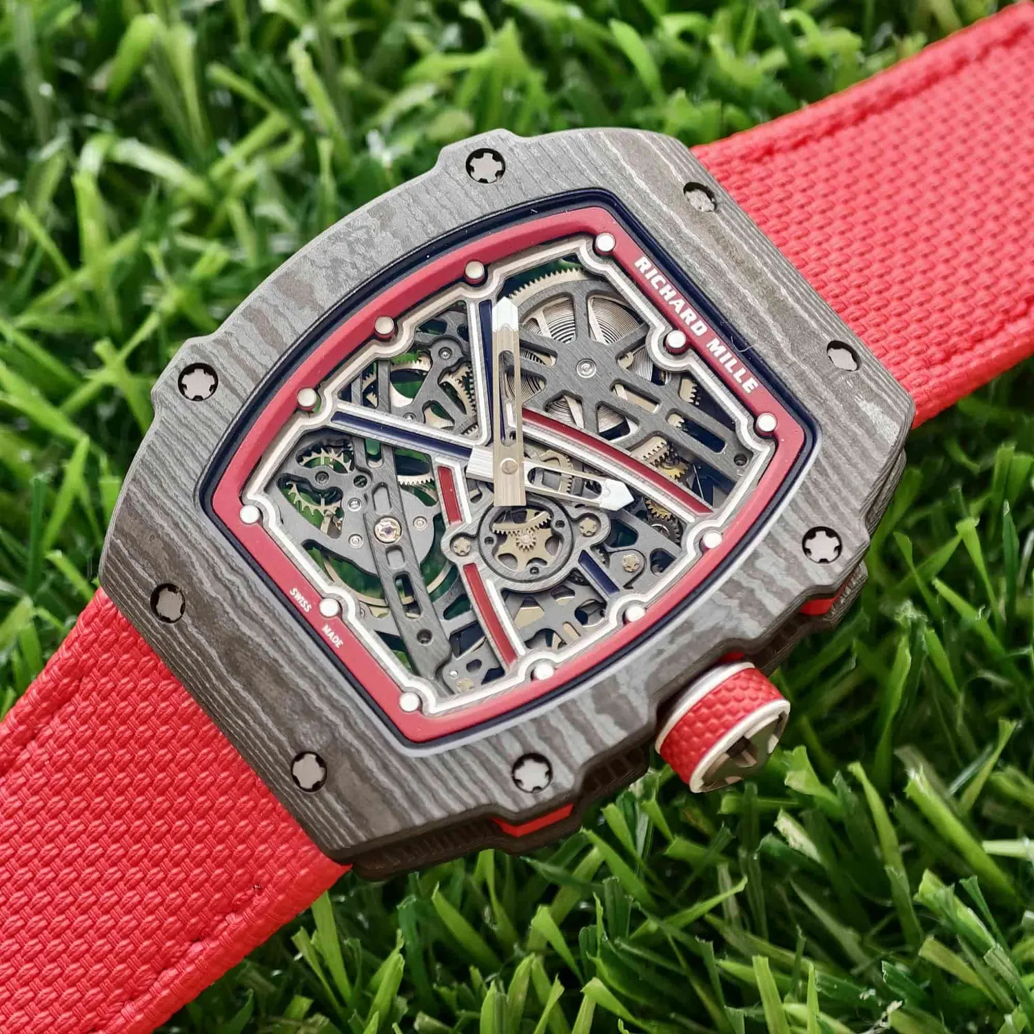 RICHARD MILLE RM67-02 Black/Red NTPT RICH Factory 1:1 Norway Skeleton Dial CRMA7 Super Clone 21 620726cce3cbc8c AMO Watch