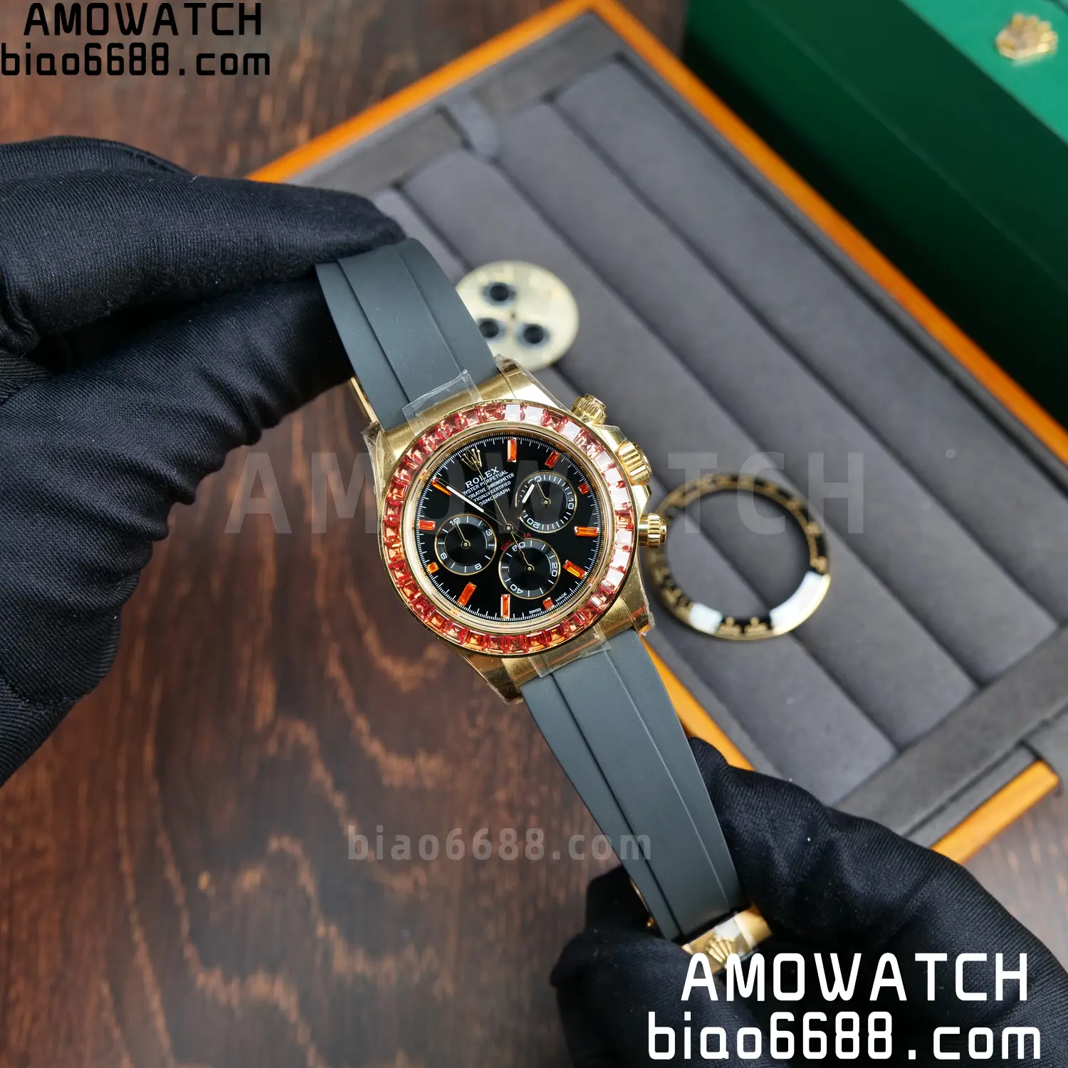 Custom Made Rolex Daytona 116588SACO ARF 4131 66 63e26ca3a91fa8b AMO Watch