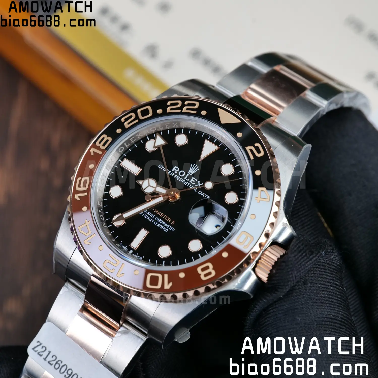 Custom Made Rolex GMT-Master II 126711 CHNR VSF 69 64d418b30fe026d AMO Watch