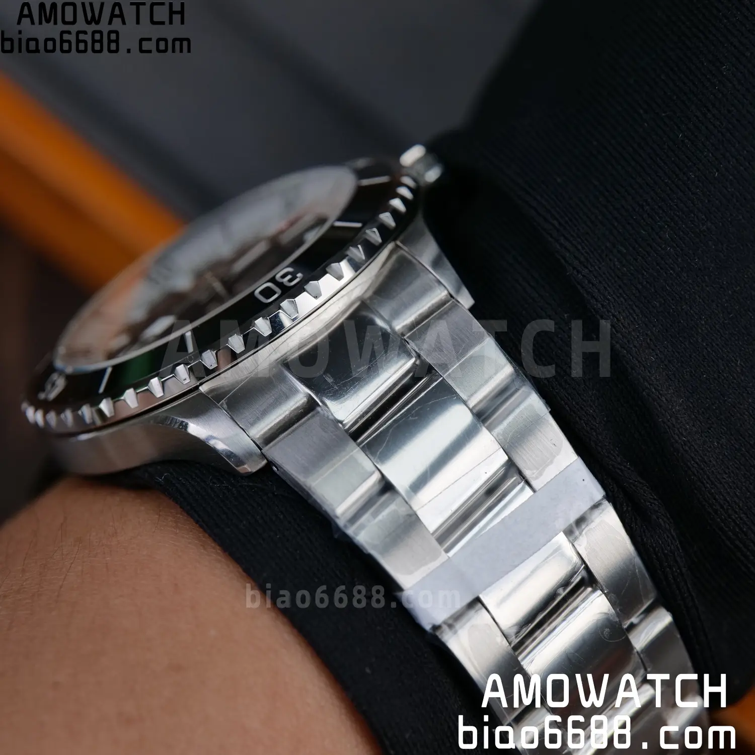 Breitling Superocean 42 SS BLF 1:1 Best Edition Black Dial on SS Bracelet A2824 104 6632df6b4b87d5d AMO Watch