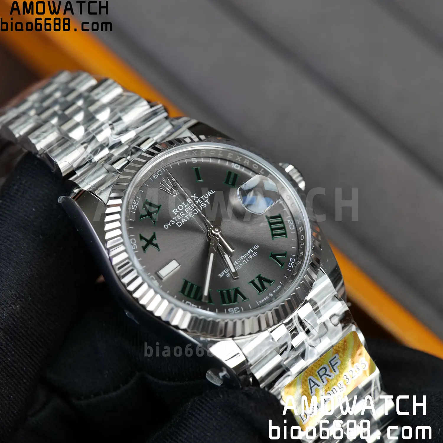 Rolex DateJust m126234 36mm ARF 1:1 Best Edition Roman Gray Dial on Jubilee Bracelet DD3235 75 66fa4870a3e60f0 AMO Watch