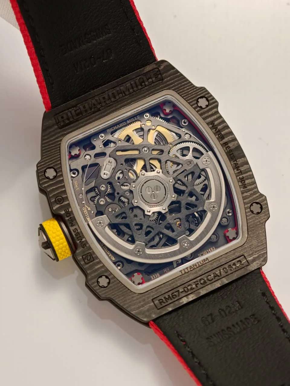 RICHARD MILLE RM67-02 Black NTPT RICH Factory 1:1 Germany Skeleton Dial CRMA7 Super Clone 25 6890e9d30a2b3f4 AMO Watch