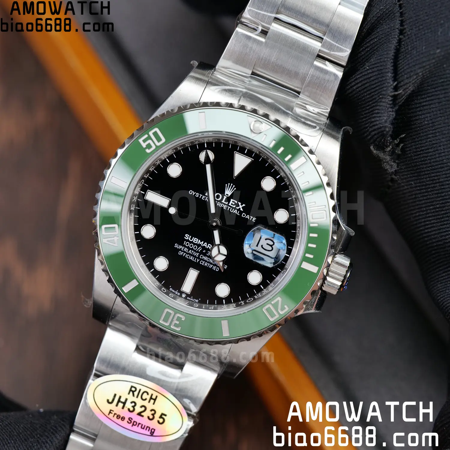 Rolex Submariner 41mm 126610 LV 2025 MK2 Kermit RICH 1:1 Best Edition 904L SS Case and Bracelet JH3235 V2 (Free Sprung) 100 69085f38ad182cc 阿默表行AmoWatch