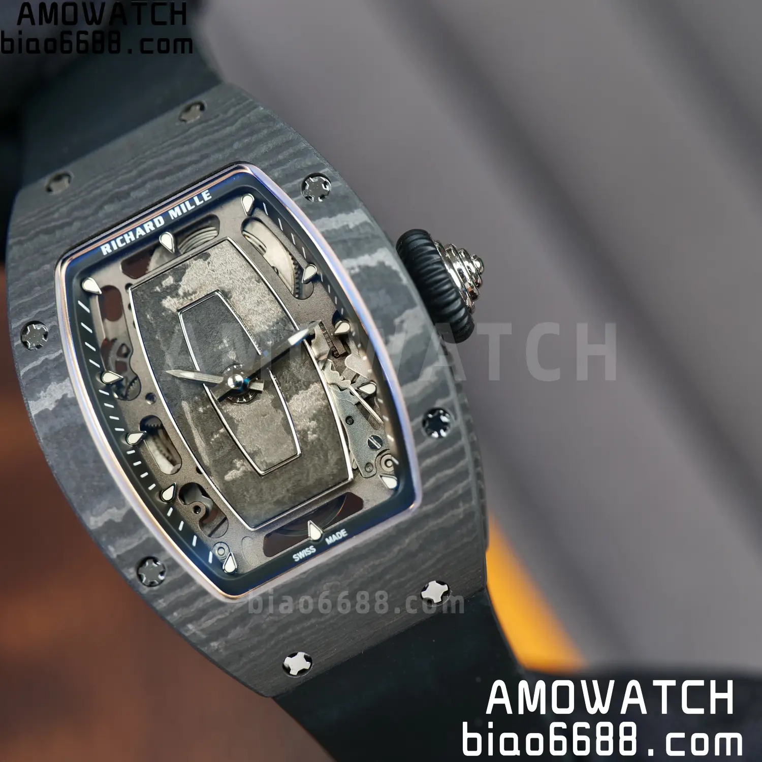 Richard Mille RM07 RM07-01 Ladies ZF 1:1 Best Edition NTPT Case Black Rubber Strap 90 6957f69e946030a AMO Watch