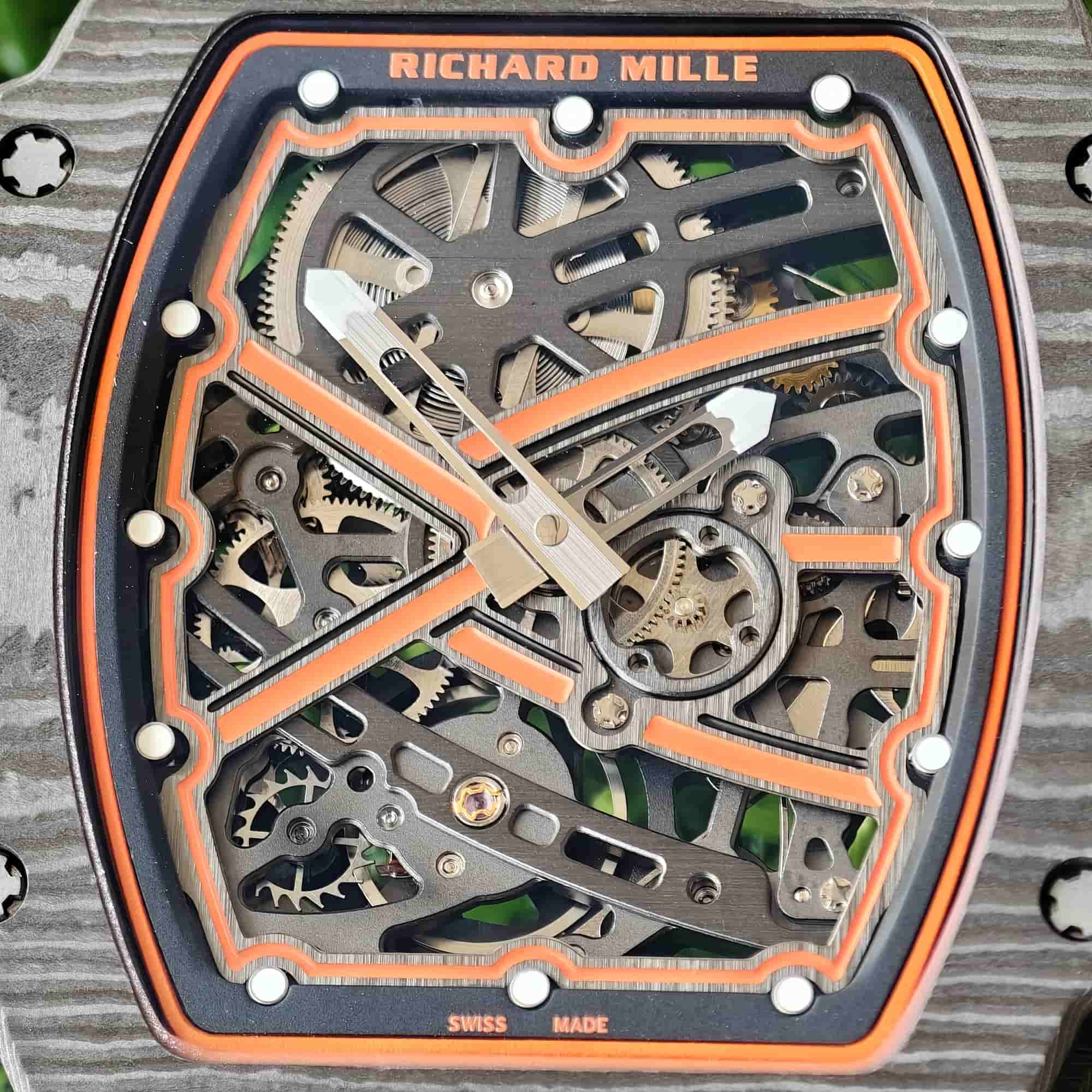 RICHARD MILLE RM67-02 Black NTPT RICH Factory 1:1 McLaren Orange Skeleton Dial CRMA7 Super Clone 20 69b54d74dc64016 AMO Watch
