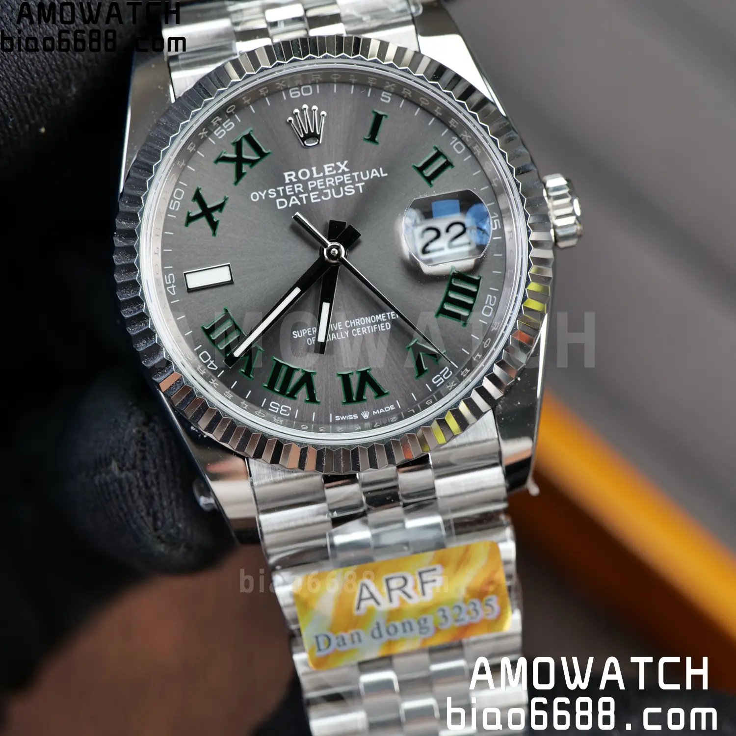 Rolex DateJust m126234 36mm ARF 1:1 Best Edition Roman Gray Dial on Jubilee Bracelet DD3235 80 6ab39f7c81fae39 AMO Watch