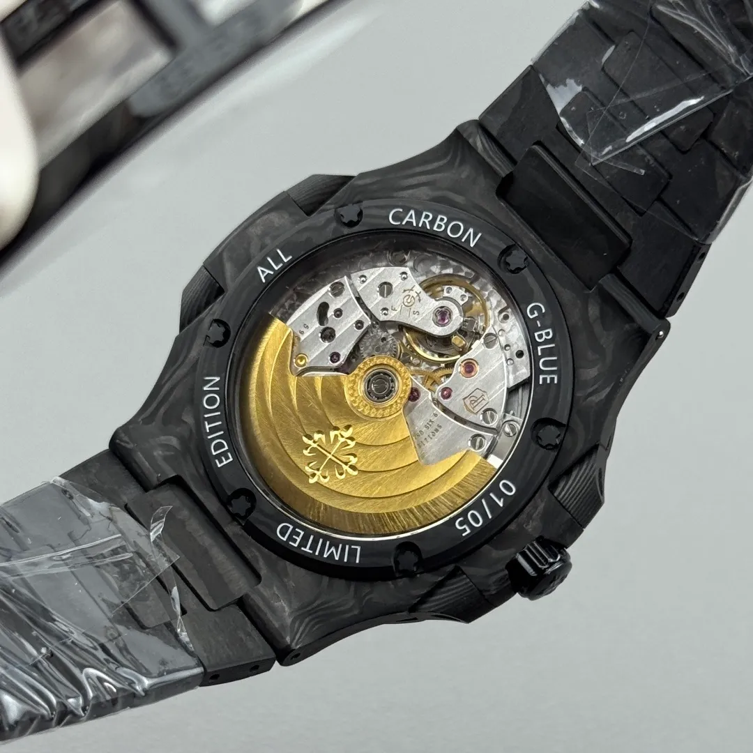 PP Nautilus 5711 DIW Carbon DIWF 1:1 Best Edition Green Dial On Carbon Bracelet DD324 26 6c0258c38d6c444 阿默表行AmoWatch