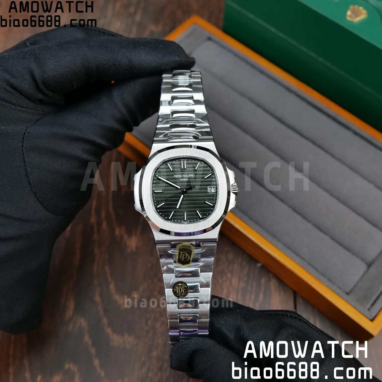 PP Nautilus 5711 DDF 1:1 Best Edition Blue Dial on SS Bracelet DPB330 Super Clone V2 76 6c2e1fd47f1ca4b 阿默表行AmoWatch
