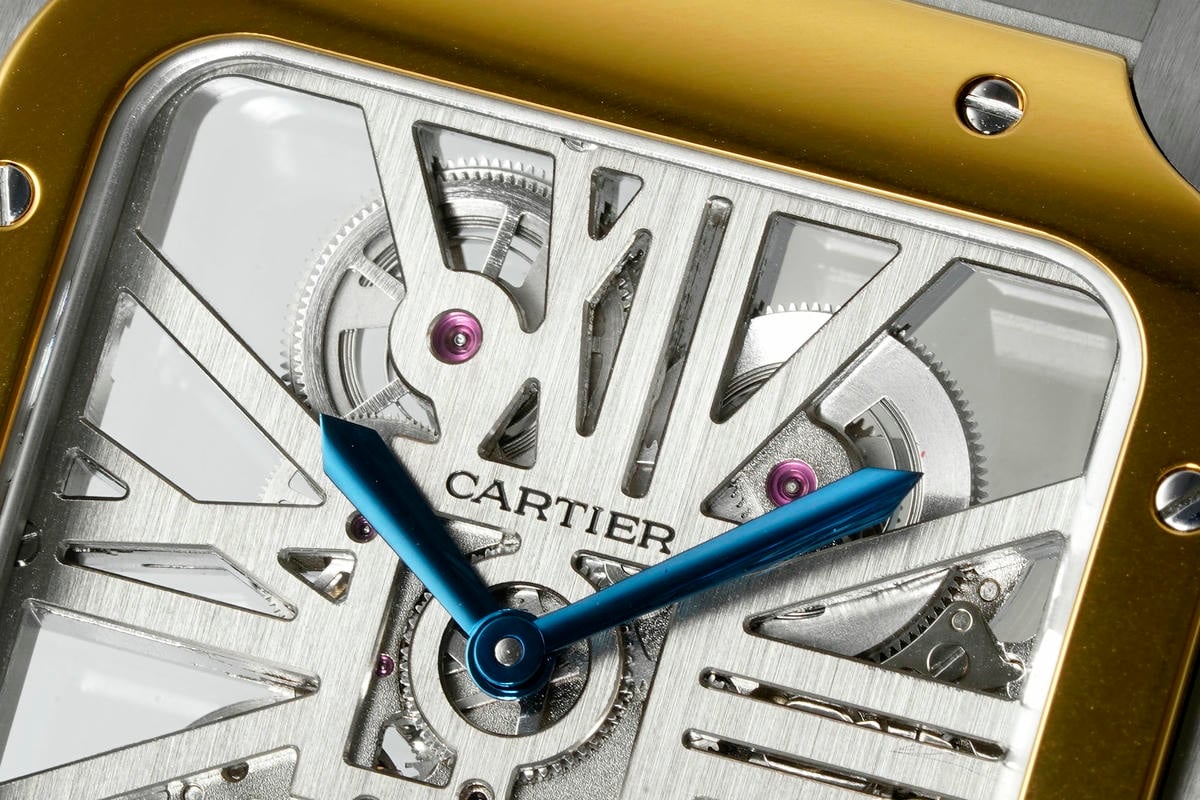 Cartier Santos Skeleton SS/YG RICH 1:1 Best Edition Skeleton Dial on SS/YG Bracelet 9611MC Super Clone V2 22 6cedbdf6887ba9e 阿默表行AmoWatch