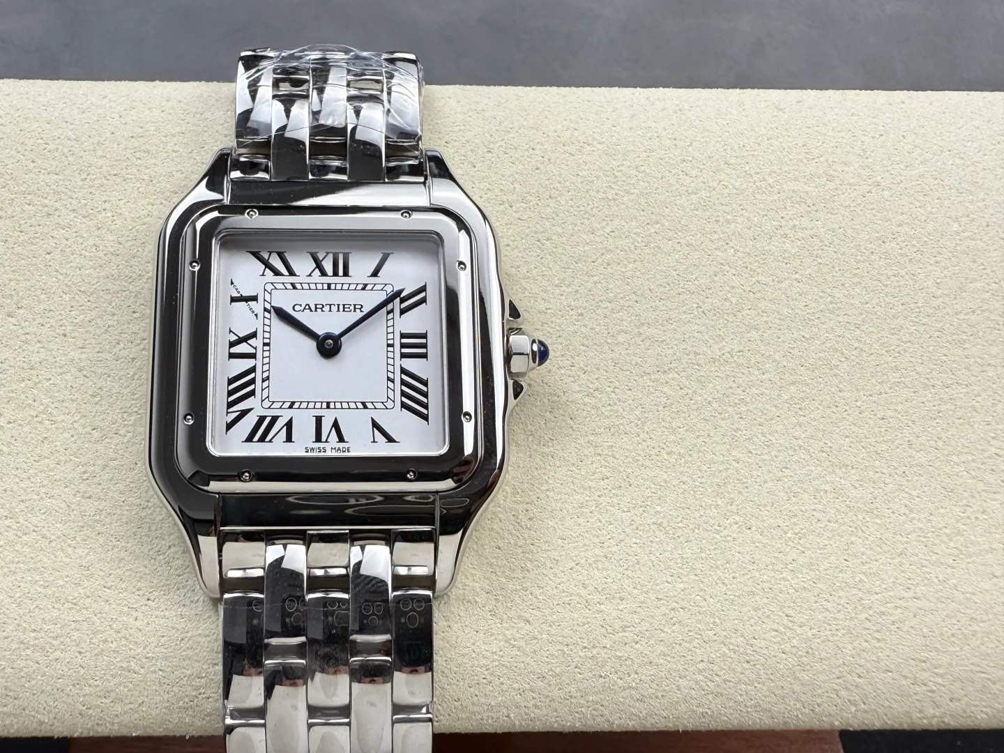 Cartier Panthère 31mm WSPN0016 BVF 1:1 Best Edition SS White Dial on SS Bracelet Ronda Quartz 25 6d9a699db1924cc AMO Watch