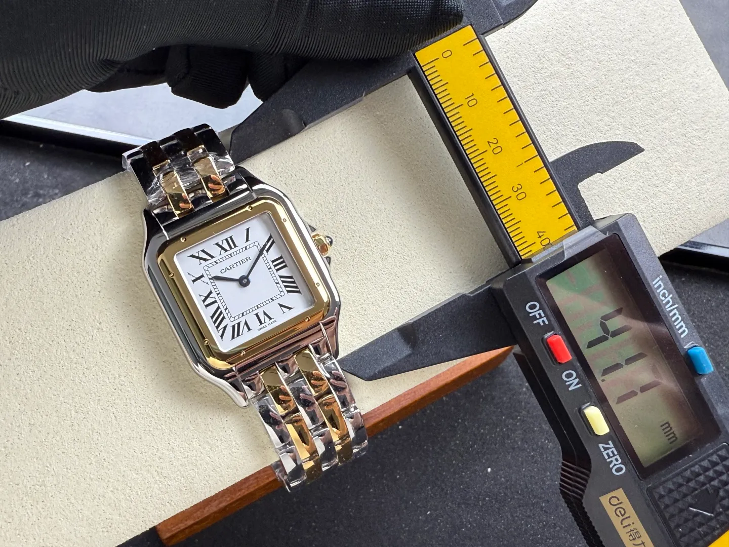 Cartier Panthère 31mm W2PN0016 BVF 1:1 Best Edition SS White Dial on SS/YG Bracelet Ronda Quartz 39 712d4fbb08532d7 AMO Watch