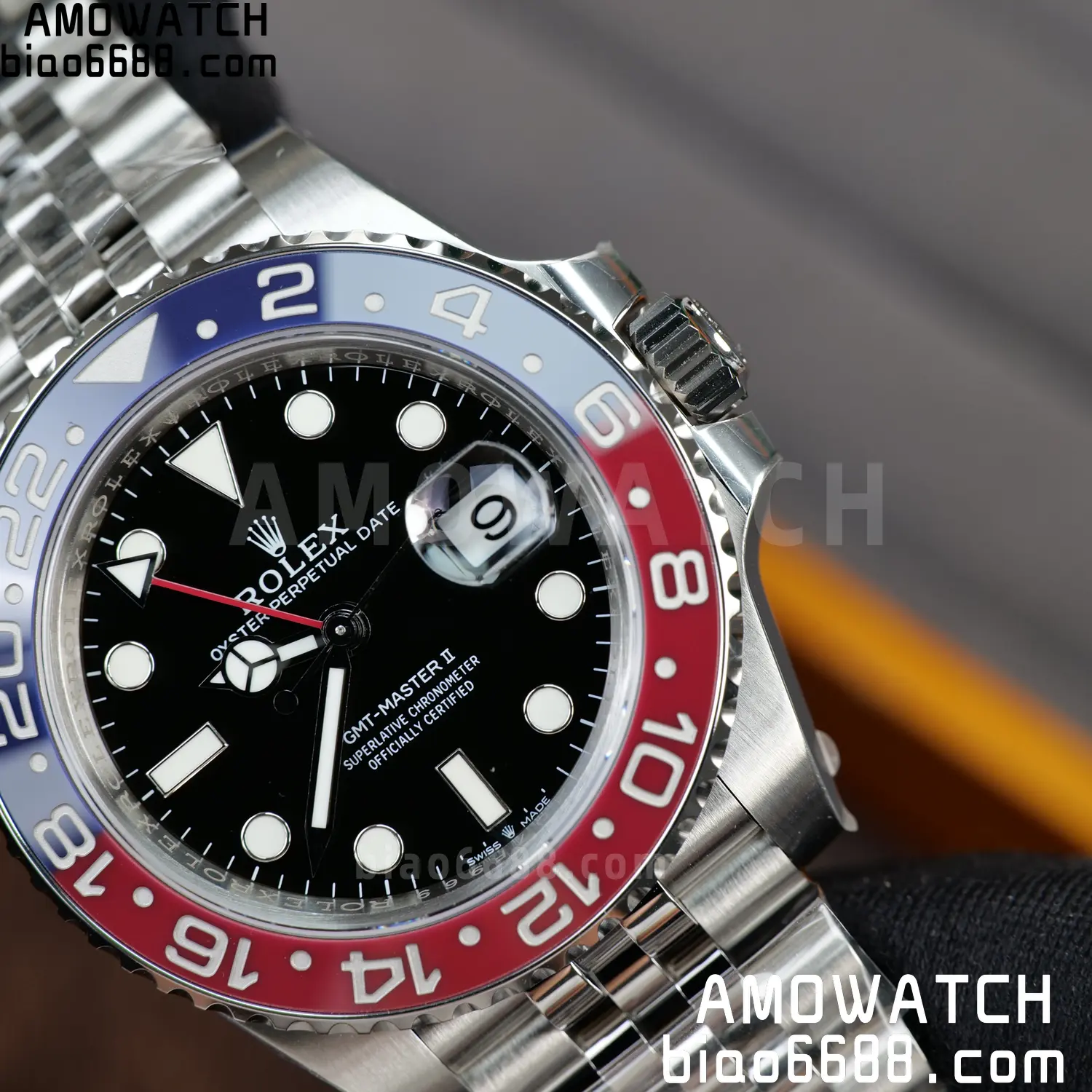 Rolex GMT-Master II 126710 BLRO 904L Steel VSF 1:1 Best Edition on Jubilee Bracelet DD3285 CHS V3s 90 7178b7d55d7fd71 阿默表行AmoWatch