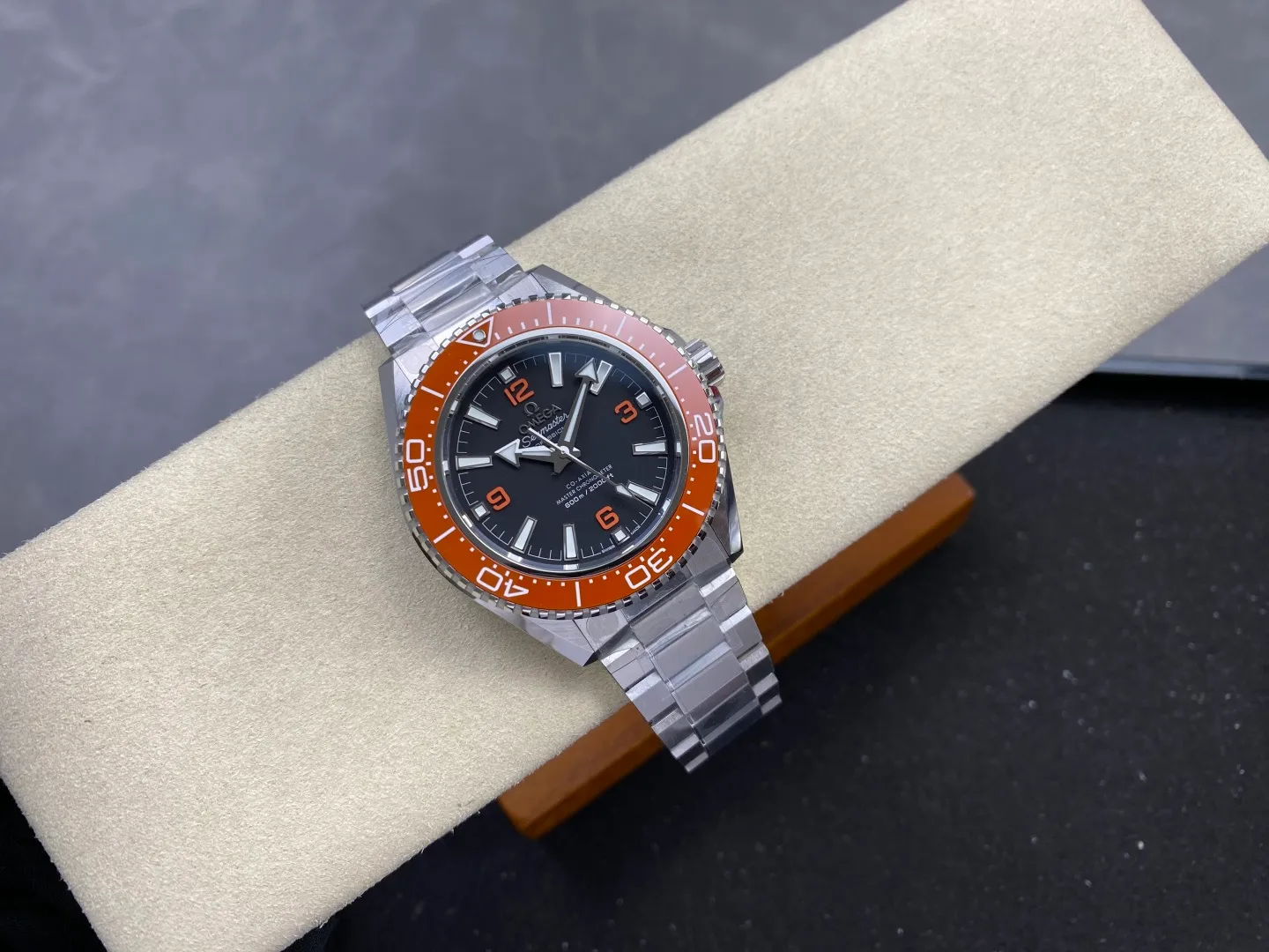 Omega Planet Ocean 600M SS Orange VSF 1:1 Best Edition on SS Bracelet VS8912 27 72006a66f4b6b7d AMO Watch