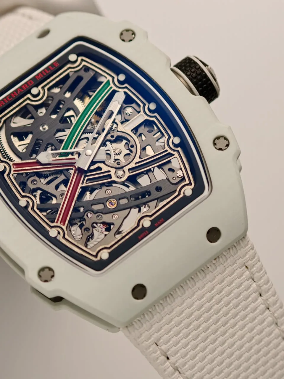 RICHARD MILLE RM67-02 White NTPT RICH Factory 1:1 UAE Skeleton Dial CRMA7 Super Clone 22 7220f6fba35077e AMO Watch