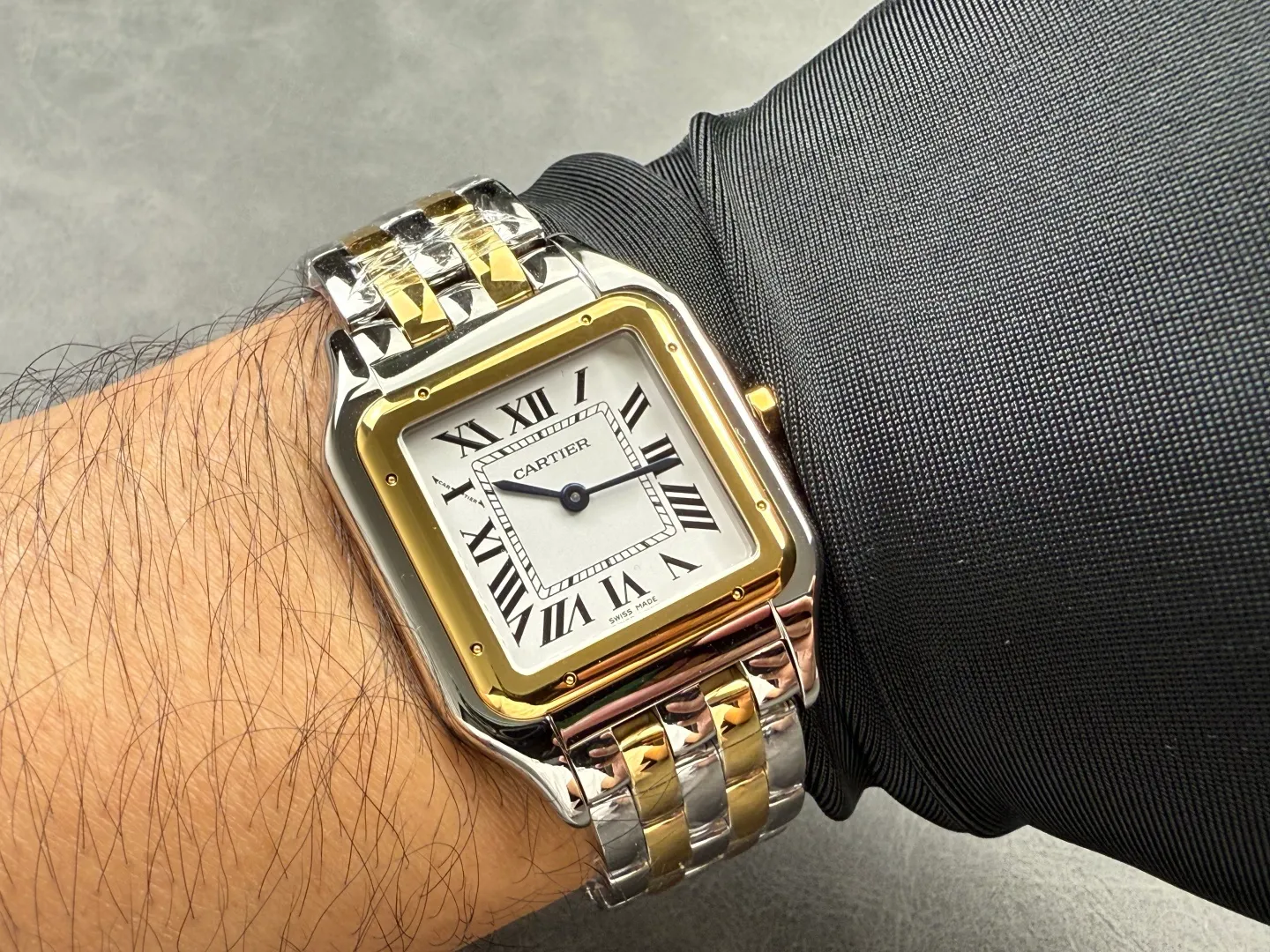 Cartier Panthère 31mm WGPN0051 BVF 1:1 Best Edition YG White Dial on YG Bracelet Ronda Quartz 39 72b96ea0db3bab9 AMO Watch