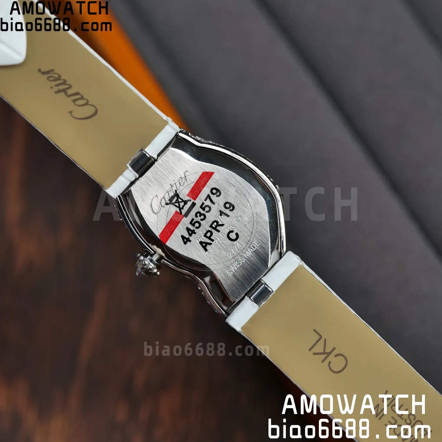 Cartier CRASH 23mm SS White dial Quartz White Strap 26 7378a9c8992a533 AMO Watch