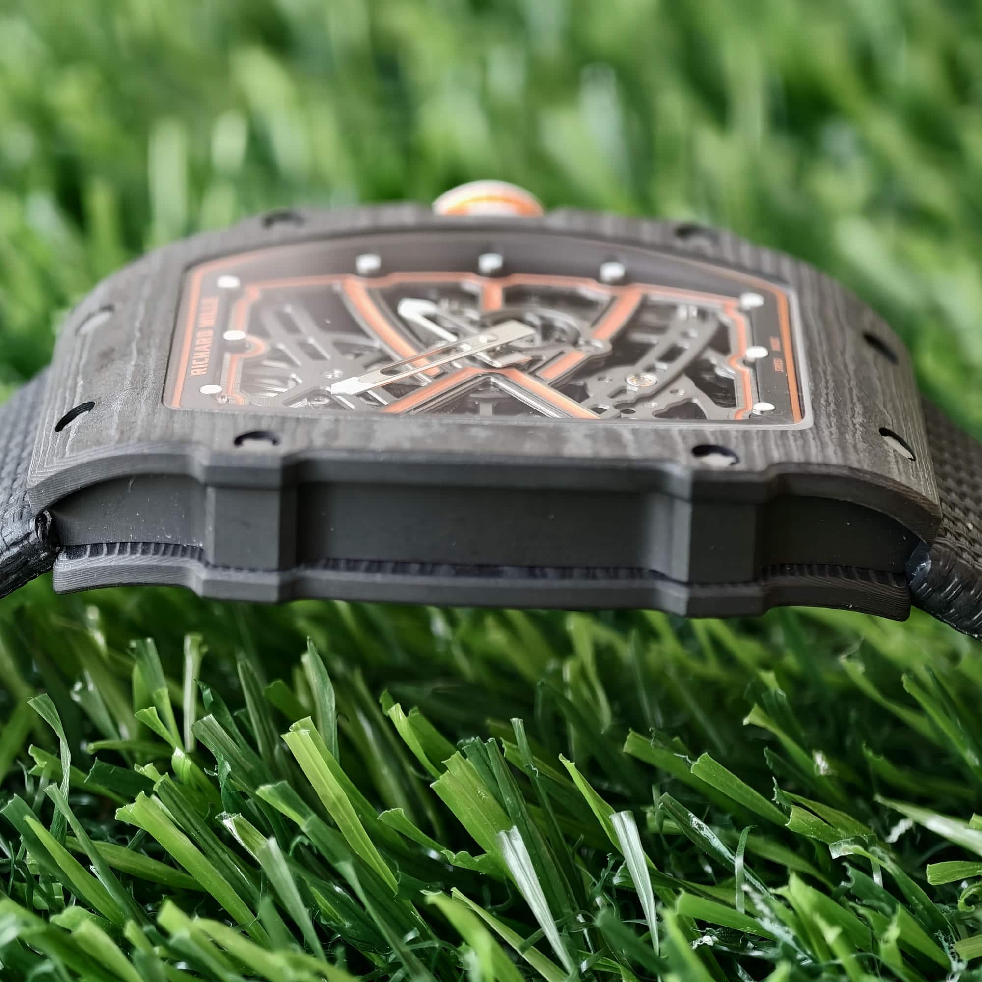 RICHARD MILLE RM67-02 Black NTPT RICH Factory 1:1 McLaren Orange Skeleton Dial CRMA7 Super Clone 23 74c5a9233c635b9 AMO Watch