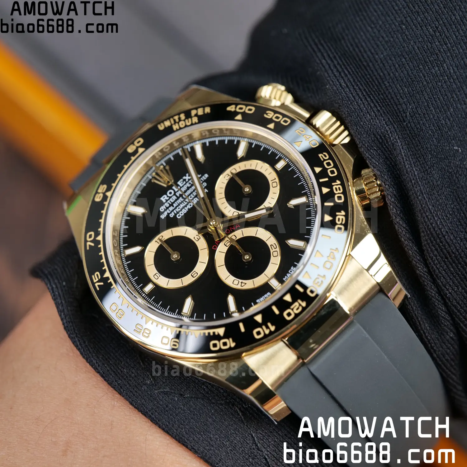 Rolex Daytona 126518 RCF RGF 1:1 Best Edition Black Dial on Oysterflex Strap JH4131 V2 160g Free Sprung 105 74db449e7e634b4 AMO Watch