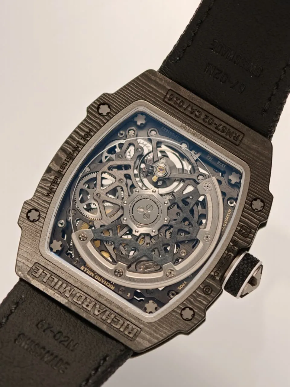 RICHARD MILLE RM67-02 Black NTPT RICH Factory 1:1 UAE Skeleton Dial CRMA7 Super Clone 26 7543afc8539c79a AMO Watch