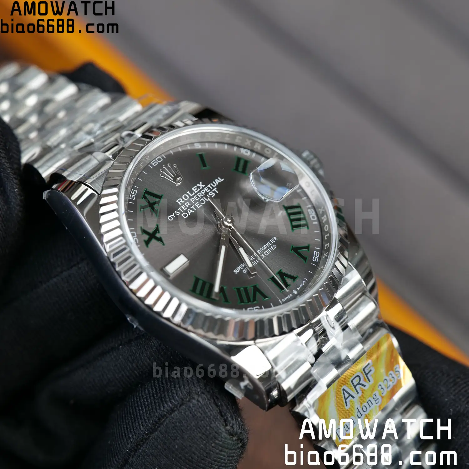 Rolex DateJust m126234 36mm ARF 1:1 Best Edition Roman Gray Dial on Jubilee Bracelet DD3235 82 75b4c3734ba212b AMO Watch