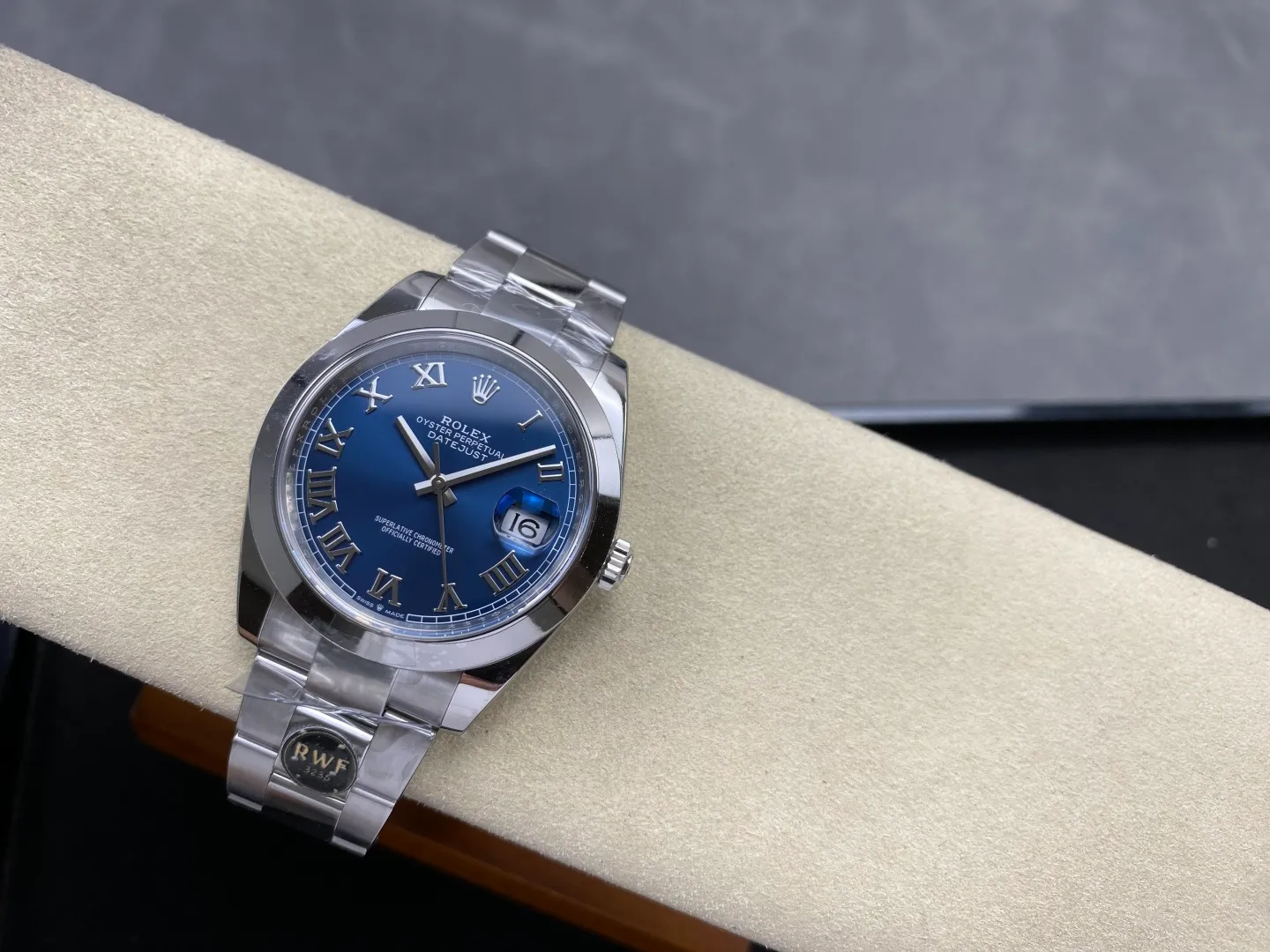 Rolex DateJust 41 126200 RWF 1:1 Best Edition Blue Roman Dial on Oyster Bracelet JH3235 (Free Sprung) 26 77f076979ad7cb1 阿默表行AmoWatch
