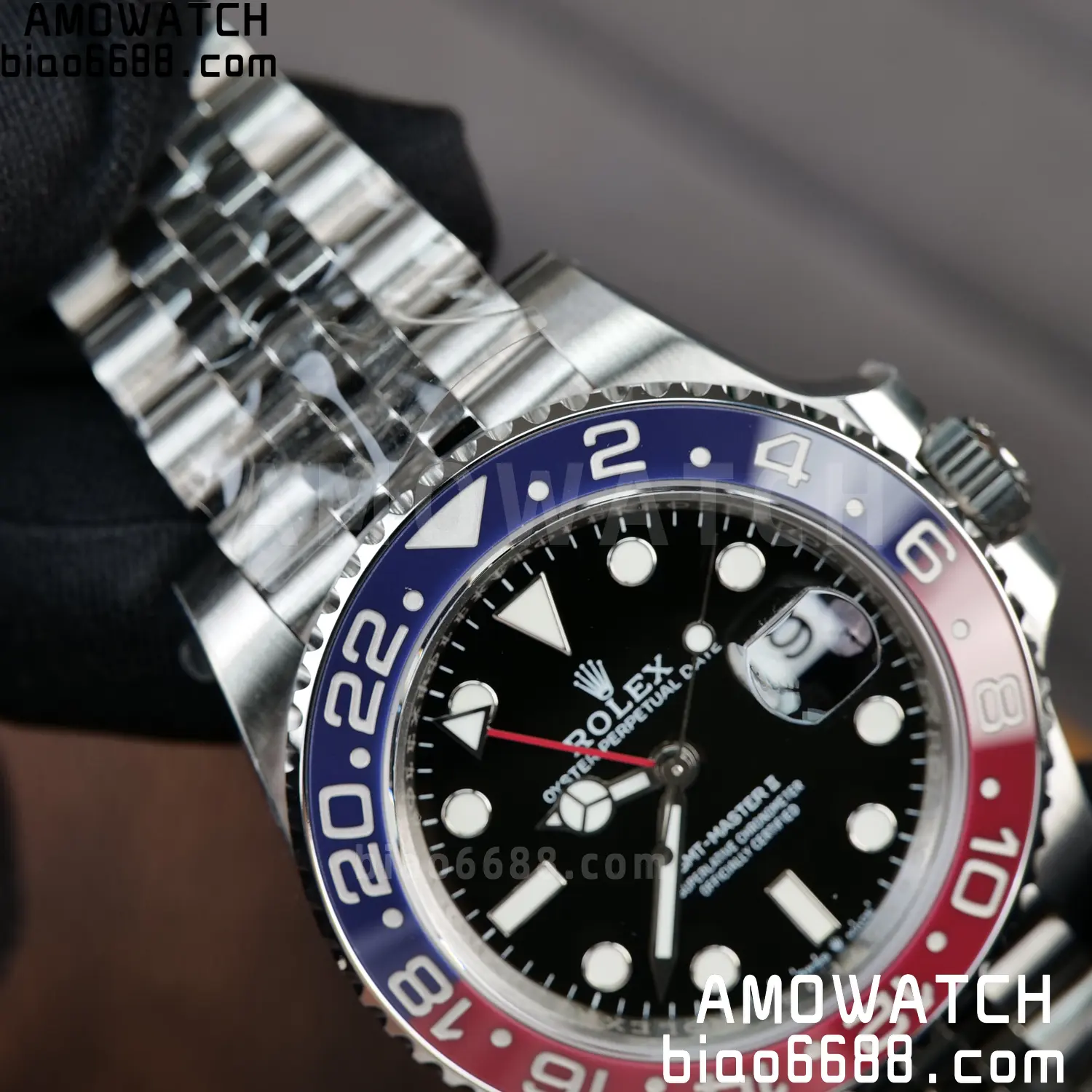 Rolex GMT-Master II 126710 BLRO 904L Steel VSF 1:1 Best Edition on Jubilee Bracelet DD3285 CHS V3s 89 7c399bf8ee4436c 阿默表行AmoWatch