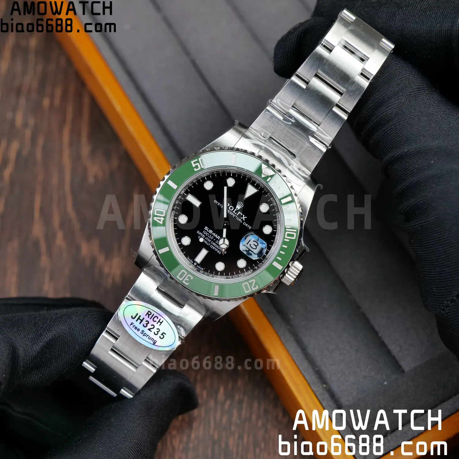 Rolex Submariner 41mm 126610 LV 2025 MK2 Kermit RICH 1:1 Best Edition 904L SS Case and Bracelet JH3235 V2 (Free Sprung) 82 7f91201e54ecc7d 阿默表行AmoWatch