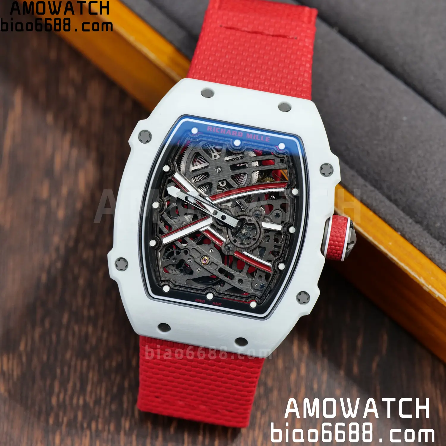 RICHARD MILLE RM67-02 White NTPT RICH Factory 1:1 Leclerc Skeleton Dial CRMA7 Super Clone 106 8013b2e455f29e1 AMO Watch