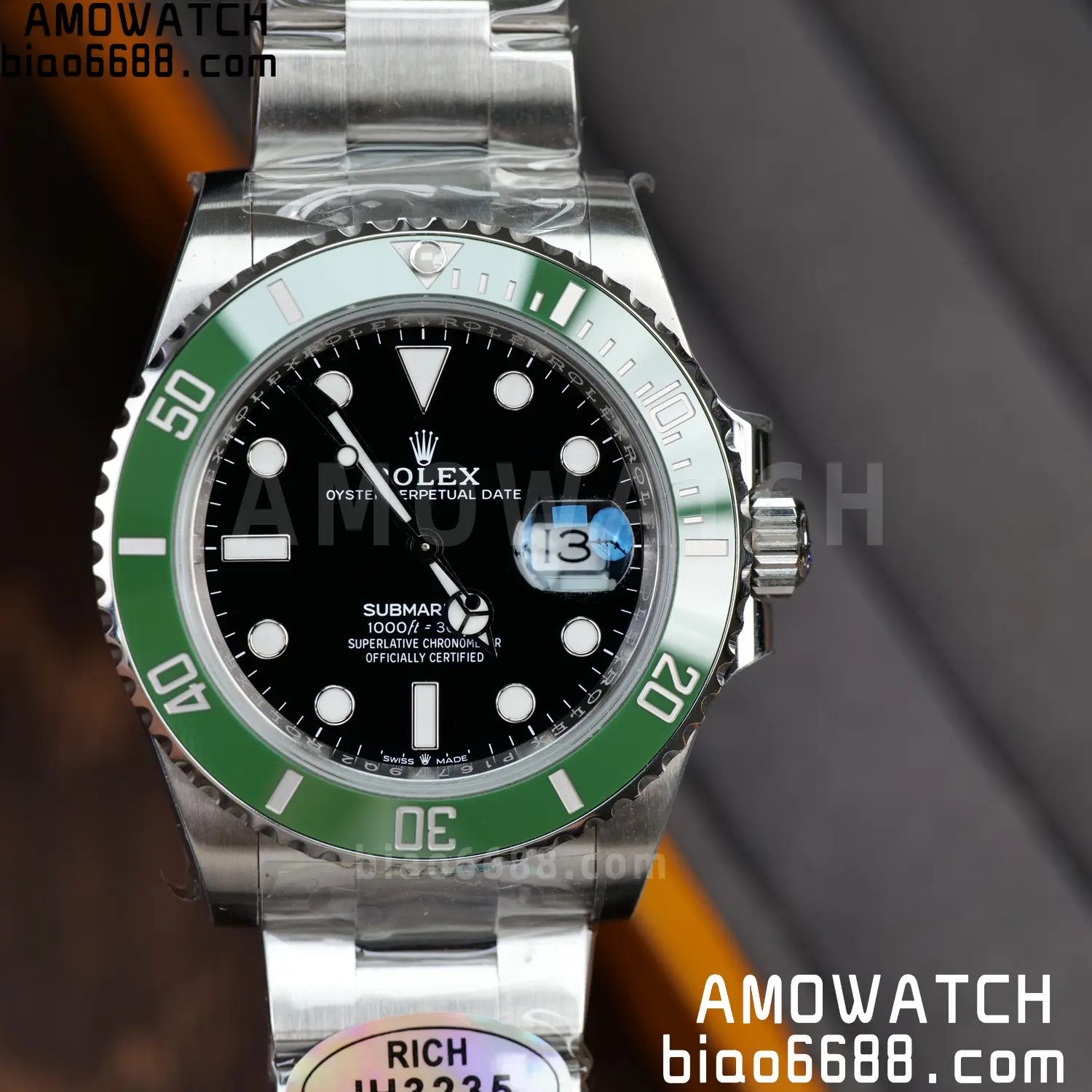 Rolex Submariner 41mm 126610 LV 2025 MK2 Kermit RICH 1:1 Best Edition 904L SS Case and Bracelet JH3235 V2 (Free Sprung) 86 81b5e4b1c418d0f 阿默表行AmoWatch
