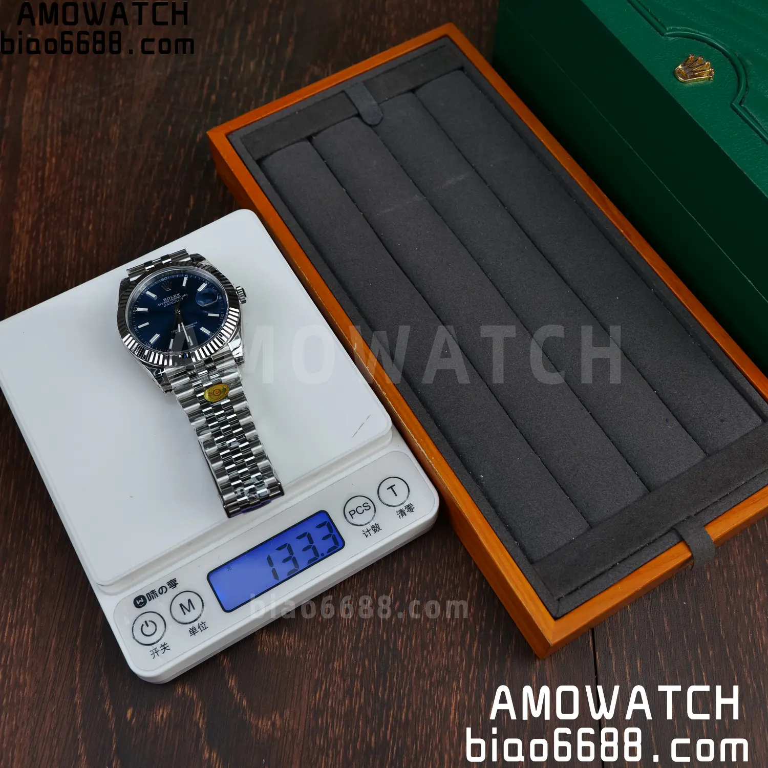 ROLEX DateJust 41mm SS 126334 VSF 1:1 Best Edition 904L Steel Blue Stick Dial on Jubilee Bracelet V2s (Free Sprung) 57 82a0caa57f3f3b4 AMO Watch
