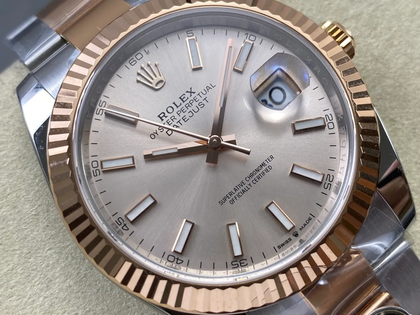 Rolex DateJust 41 126331 RWF 1:1 Best Edition Gold Dial on Oyster Bracelet JH3235 (Free Sprung) 26 8339eb1bb7e391f 阿默表行AmoWatch