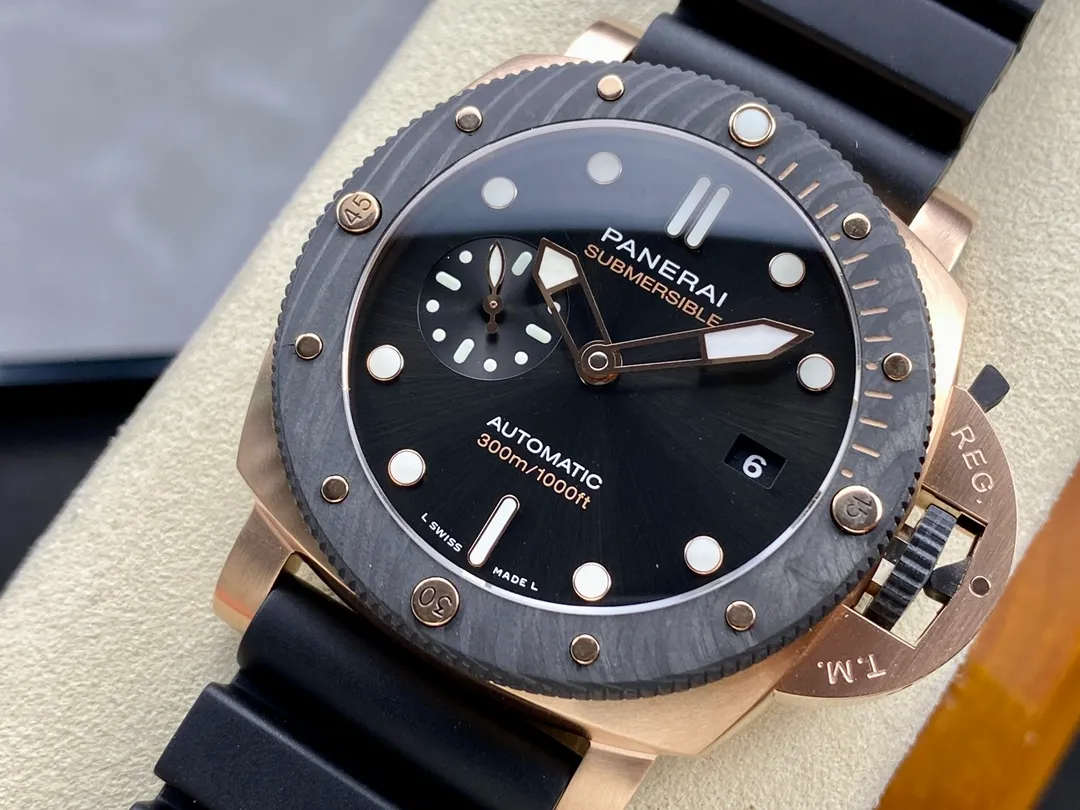 Panerai PAM1070 W VSF 1:1 Best Edition Black Dial on Black Rubber Strap P900 21 853305e06d09527 AMO Watch