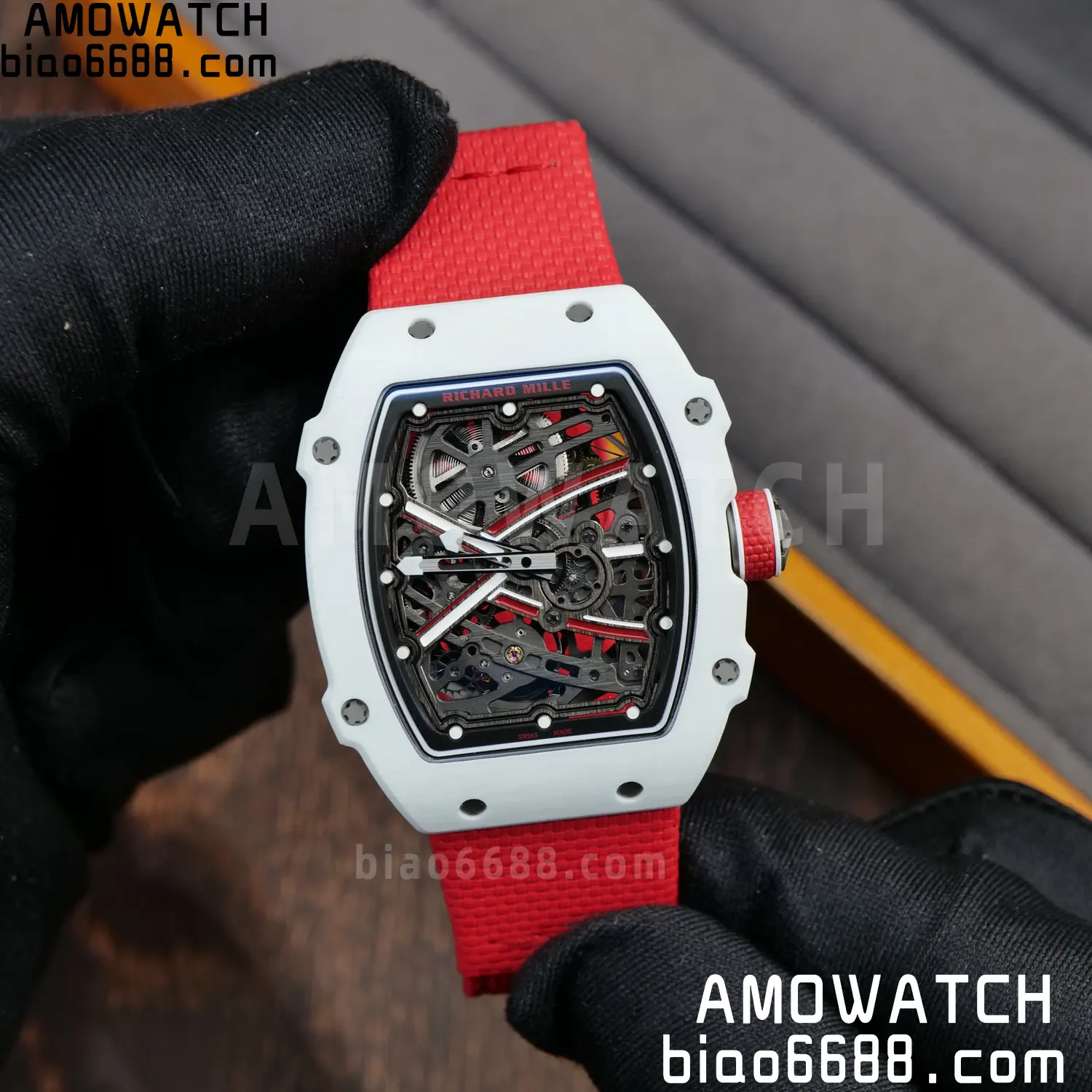 RICHARD MILLE RM67-02 White NTPT RICH Factory 1:1 Leclerc Skeleton Dial CRMA7 Super Clone 84 855e927da915676 AMO Watch