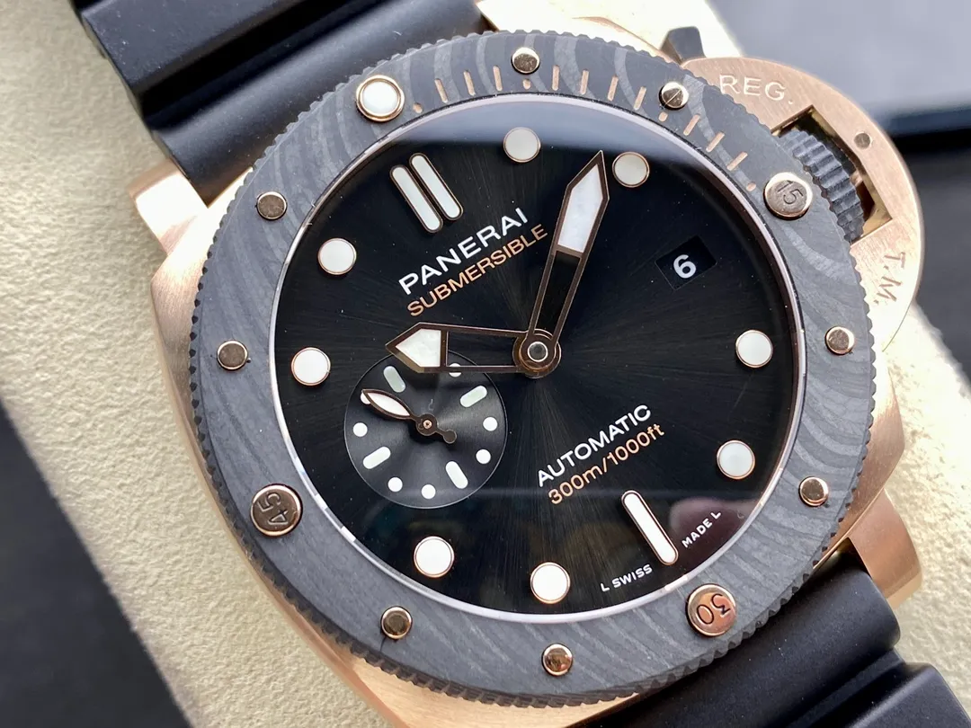 Panerai PAM1070 W VSF 1:1 Best Edition Black Dial on Black Rubber Strap P900 20 867c659615b3317 AMO Watch