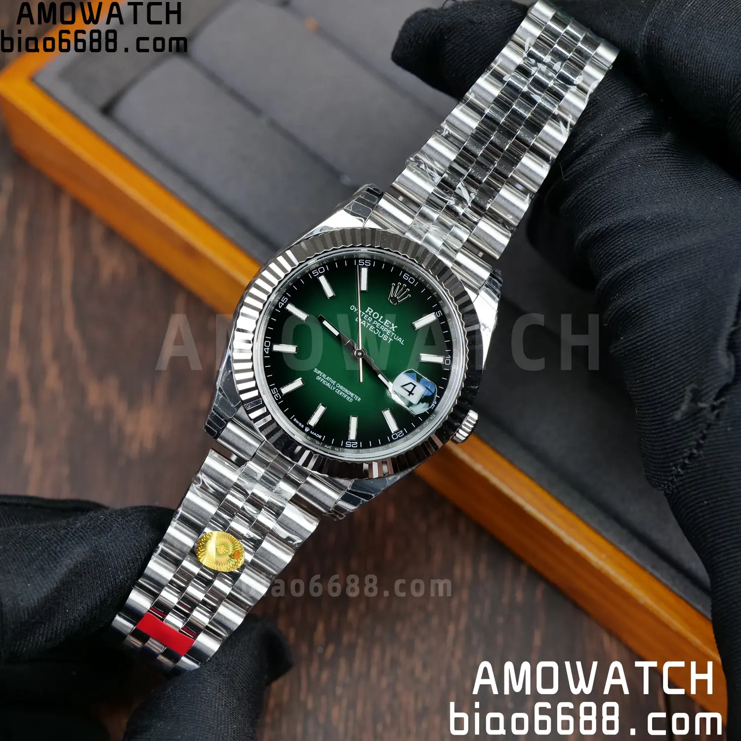 ROLEX DateJust 41mm SS 126334 VSF 1:1 Best Edition 904L Steel Gradient Green Dial on Jubilee Bracelet V2s (Free Sprung) 79 8a1bb395d4b11dd 阿默表行AmoWatch