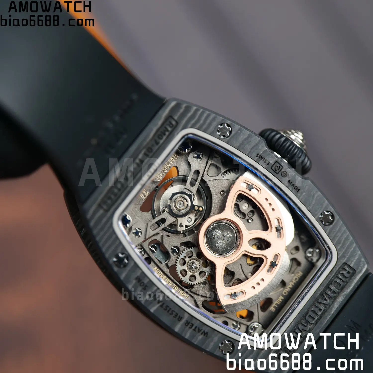 Richard Mille RM07 RM07-01 Ladies ZF 1:1 Best Edition NTPT Case Black Rubber Strap 101 8a9f162b5375621 AMO Watch