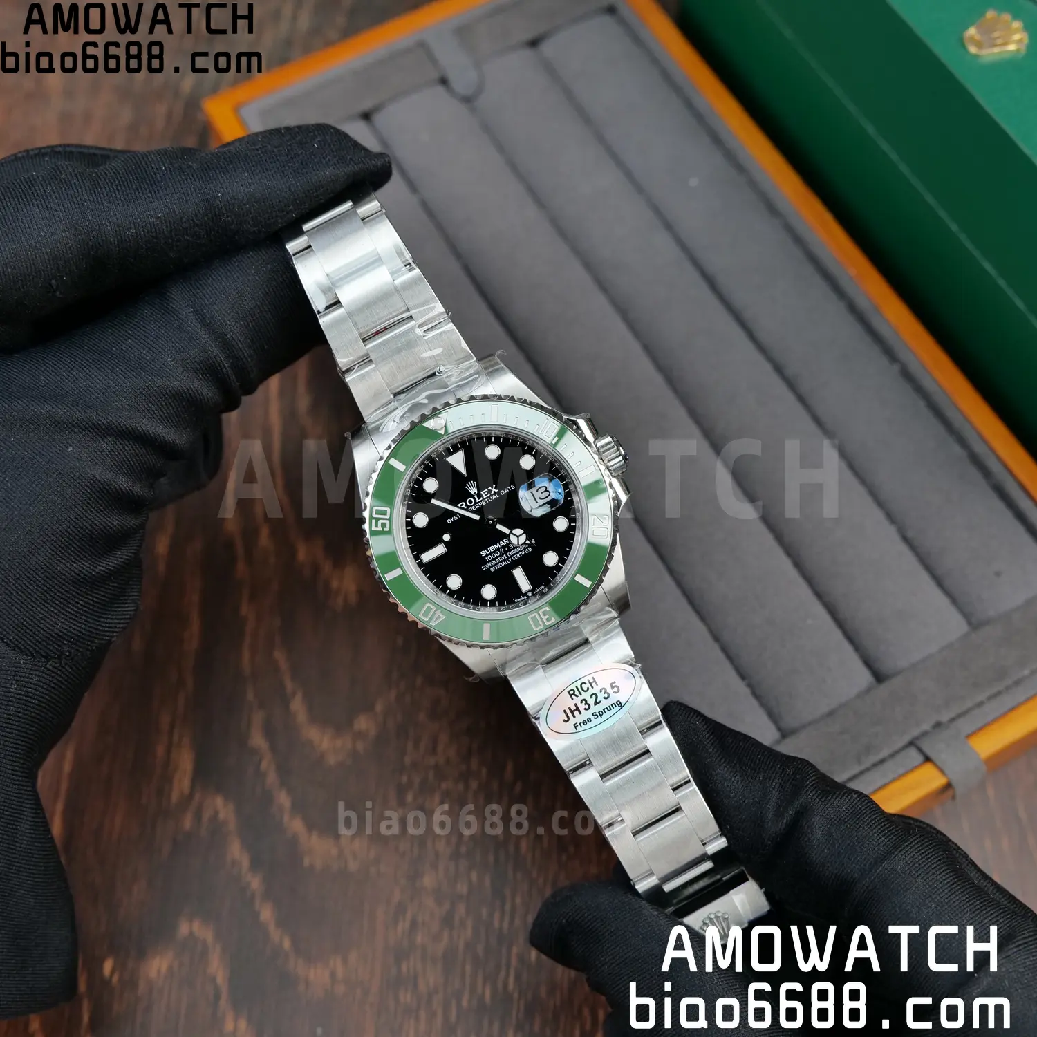 Rolex Submariner 41mm 126610 LV 2025 MK2 Kermit RICH 1:1 Best Edition 904L SS Case and Bracelet JH3235 V2 (Free Sprung) 80 8c6bada179e810a 阿默表行AmoWatch