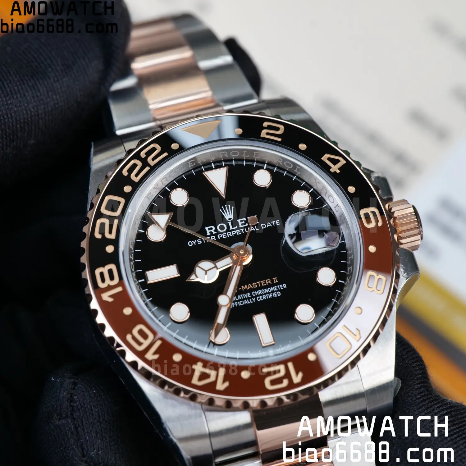 Custom Made Rolex GMT-Master II 126711 CHNR VSF 72 8d1b6aa11ad9eff AMO Watch