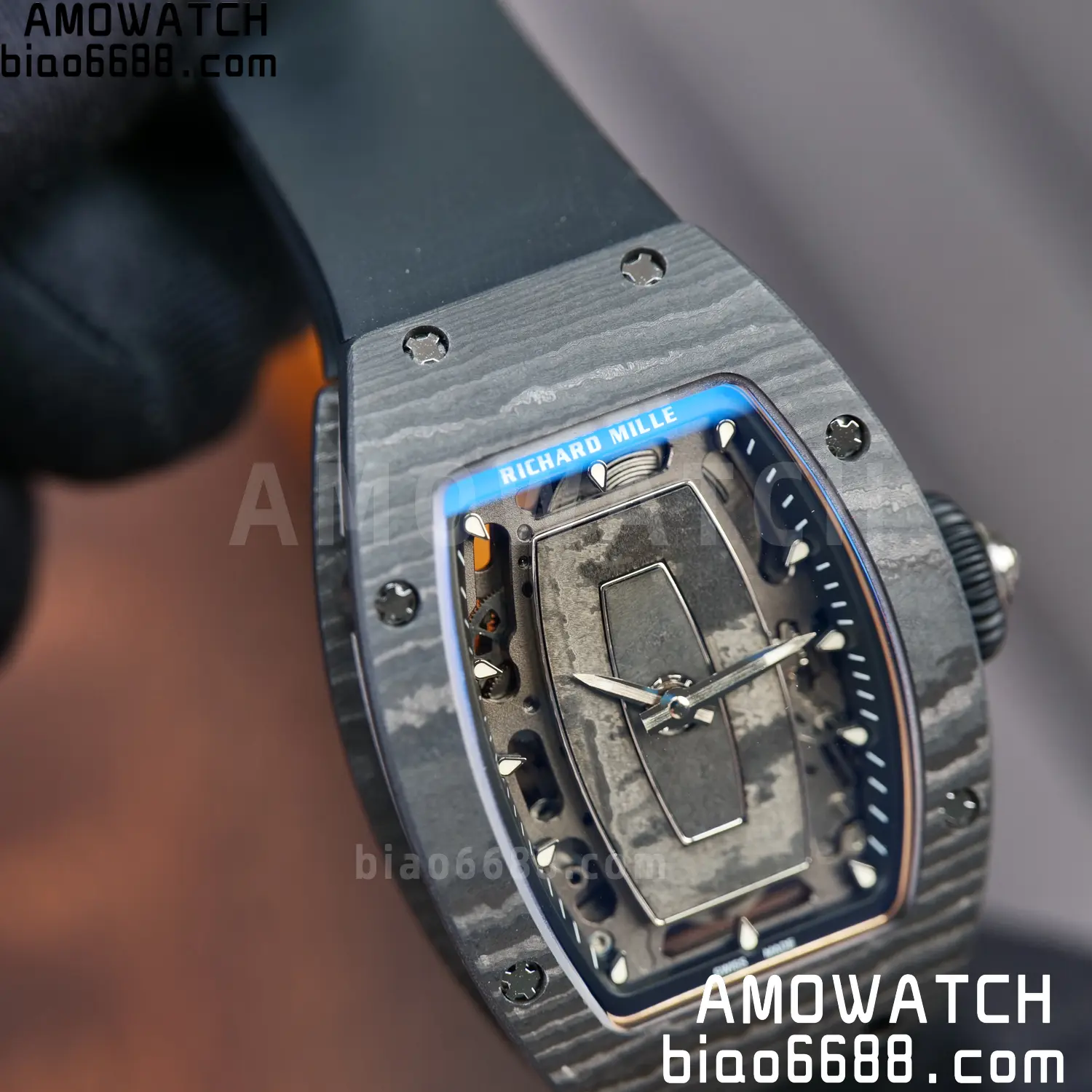 Richard Mille RM07 RM07-01 Ladies ZF 1:1 Best Edition NTPT Case Black Rubber Strap 92 8de640b8d864eaa AMO Watch