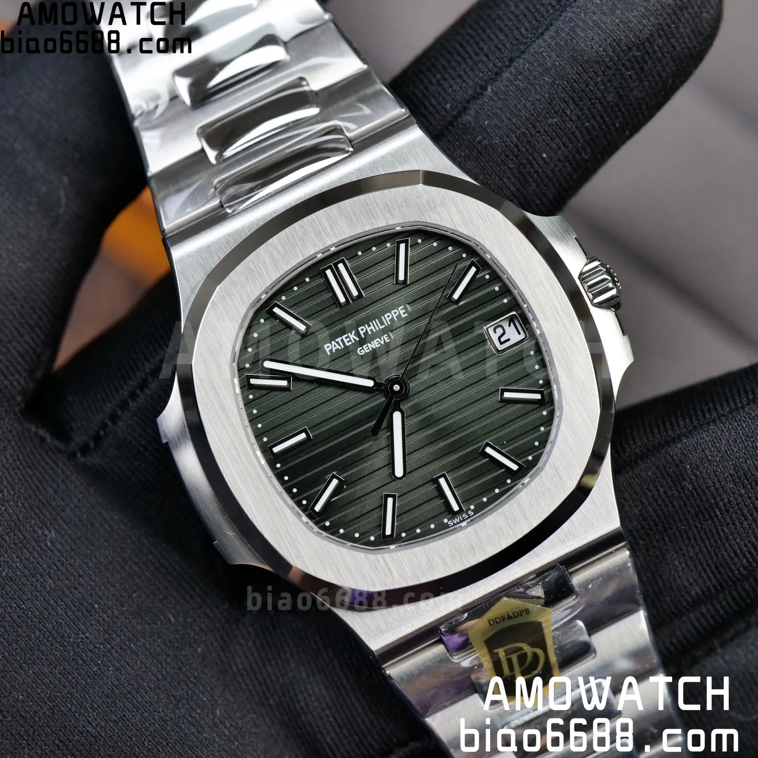 PP Nautilus 5711 DDF 1:1 Best Edition Blue Dial on SS Bracelet DPB330 Super Clone V2 96 8f1878bf70e7311 阿默表行AmoWatch