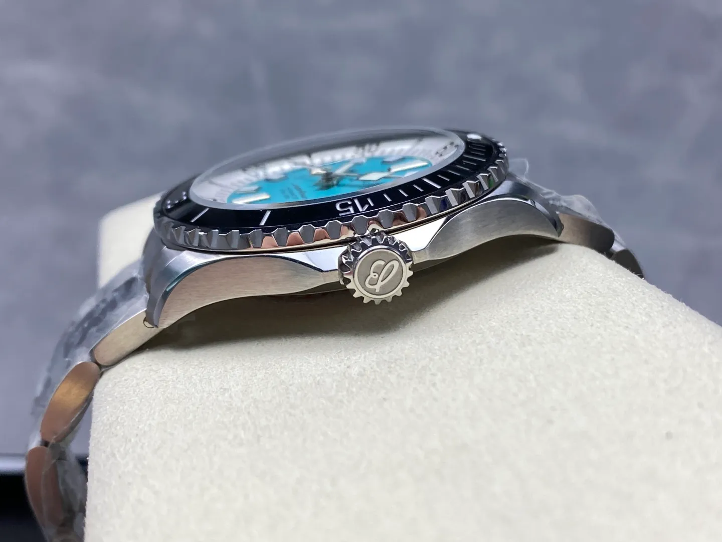 Breitling Superocean 44 SS TF Factory 1:1 Best Edition Black Ceramic Bezel Green Dial on SS Bracelet A2824 24 8f9cdf4d6da0f8e AMO Watch