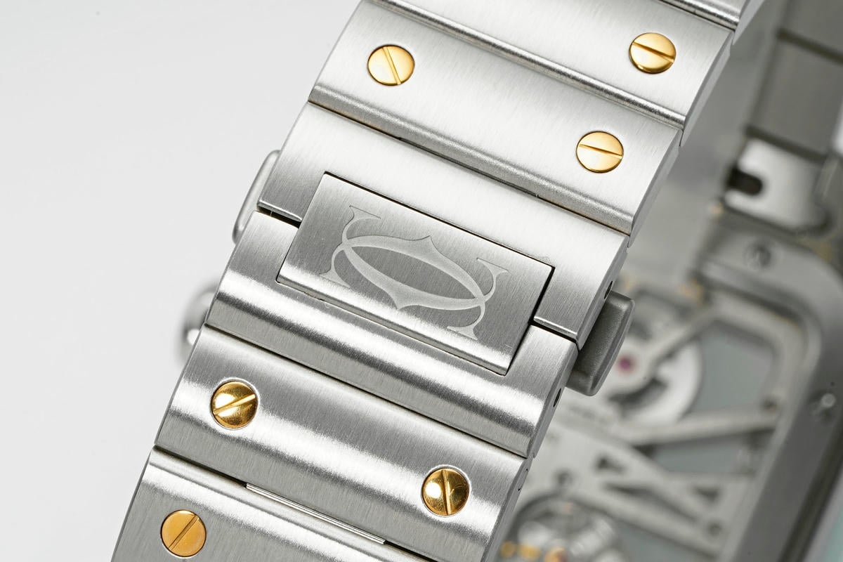 Cartier Santos Skeleton SS/YG RICH 1:1 Best Edition Skeleton Dial on SS/YG Bracelet 9611MC Super Clone V2 26 914828e0adf23bd 2 阿默表行AmoWatch