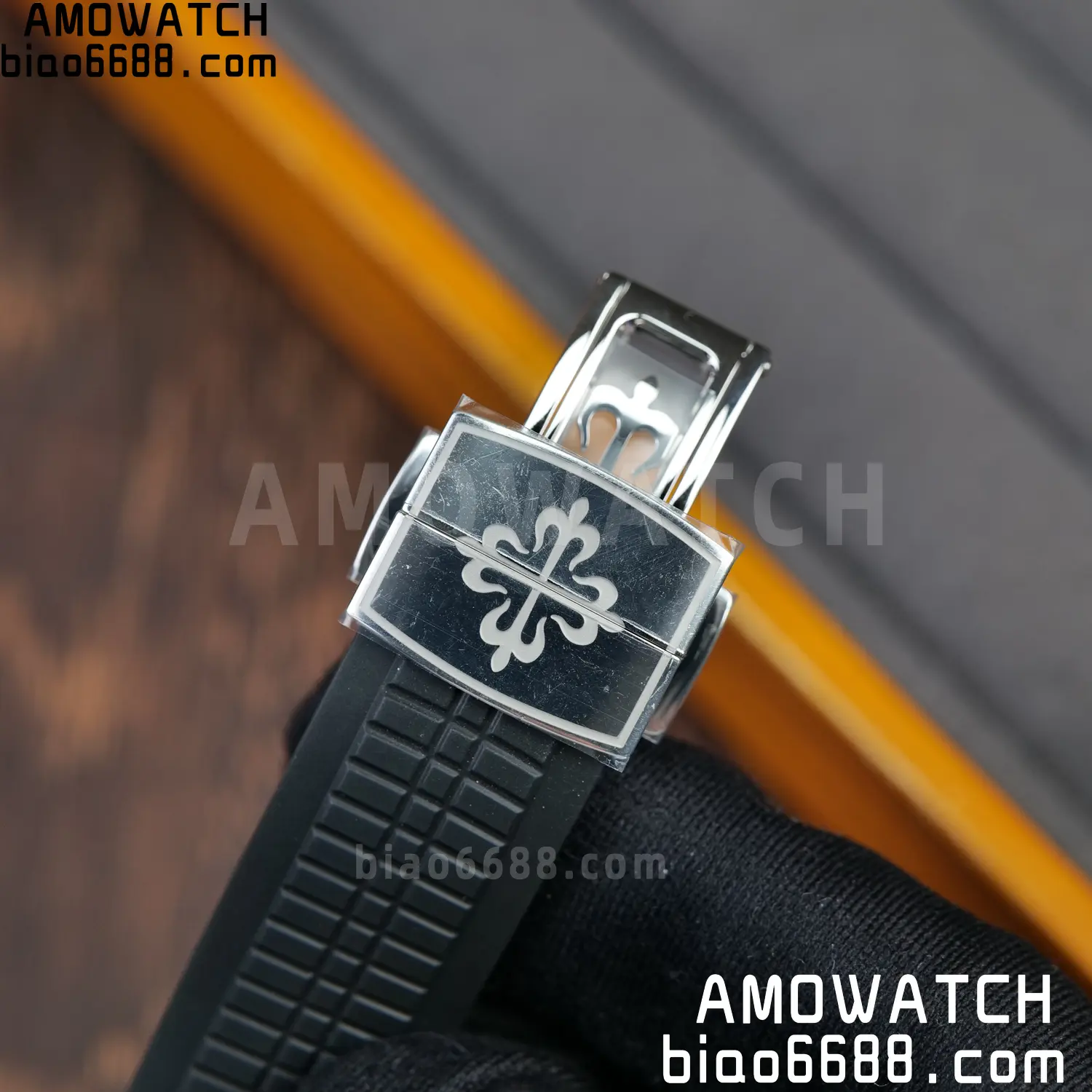 PP Aquanaut 5968 SS DDF 1:1 Best Edition Gray Dial on Black Rubber Strap A520 87 91569b6bb062921 AMO Watch