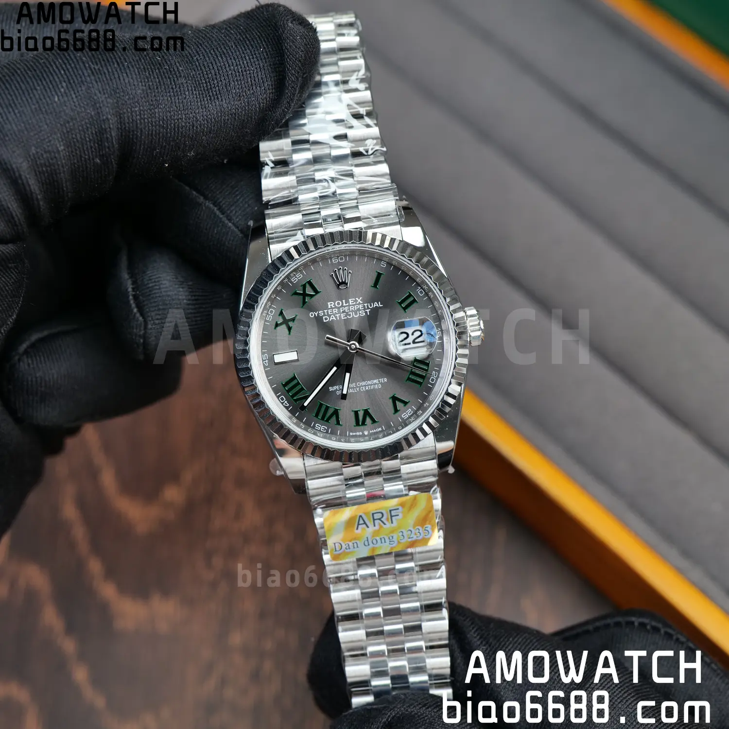 Rolex DateJust m126234 36mm ARF 1:1 Best Edition Roman Gray Dial on Jubilee Bracelet DD3235 65 91db6e35c444733 AMO Watch